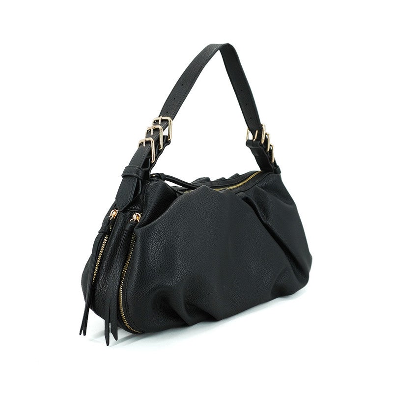 Hush Puppies Women's Slouchy Hobo-Style Handbag Black - Image 2